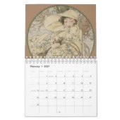 Alphonse Mucha De 12 Maanden Vintage Art Nouveau Kalender (Feb 2027)