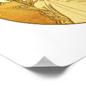 Alphonse Mucha - De bloemen Poster (Hoek)