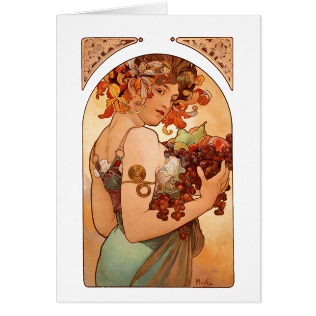 Alphonse Mucha - De groeten (Voorkant)