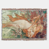 Alphonse Mucha, De seizoenen (1896) Lente Deken (Voorkant)