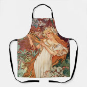 Alphonse Mucha, De Seizoenen, Lente Schort (Voorkant)