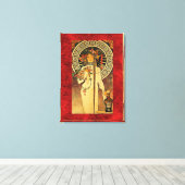Alphonse Mucha: De Trappistine Canvas Afdruk (Insitu (Houten vloer))