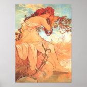 Alphonse Mucha - De zomer - de seizoenen Poster (Voorkant)