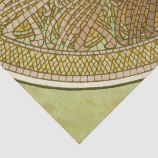 Alphonse Mucha Decoupage Paper Art Nouveau Tissuepapier (Detail)