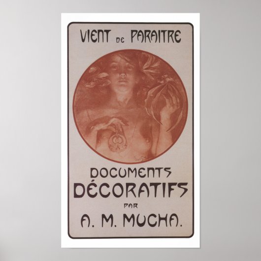 Alphonse Mucha ~ Documents Decoratifs 1902 Poster (Voorkant)