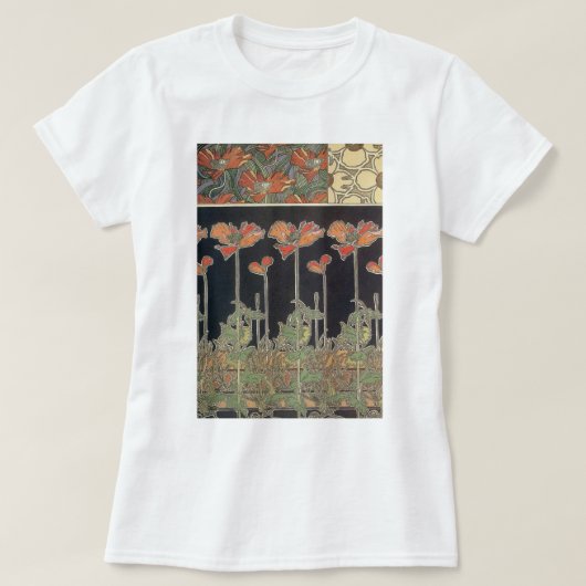 Alphonse Mucha Documents Décoratifs GalleryHD T-shirt (Design voorkant)