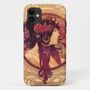 Alphonse Mucha Donna Orechini iPhone 5 Hoesje