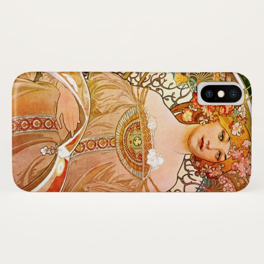 Alphonse Mucha Dreaming (Reverie) Case-Mate iPhone Case (Achterkant (horizontaal))