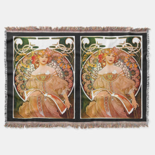 Alphonse Mucha Dreaming (Reverie) Deken