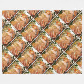 Alphonse Mucha Dreaming (Reverie) Fleece Deken (Voorkant (Horizontaal))