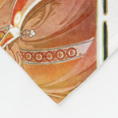 Alphonse Mucha Dreaming (Reverie) Fleece Deken (Hoek)