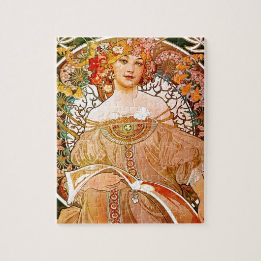 Alphonse Mucha Dreaming (Reverie) Legpuzzel (Verticaal)