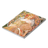 Alphonse Mucha Dreaming (Reverie) Notitieblok (Linkerzijde)