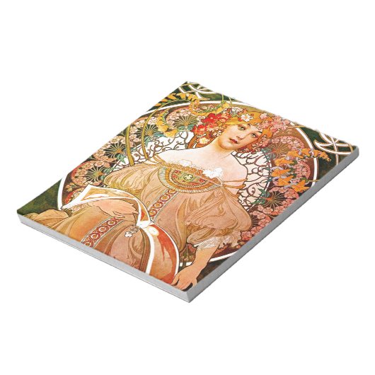 Alphonse Mucha Dreaming (Reverie) Notitieblok (Linkerzijde)