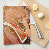 Alphonse Mucha Dreaming (Reverie) Theedoek (Quarter Fold)