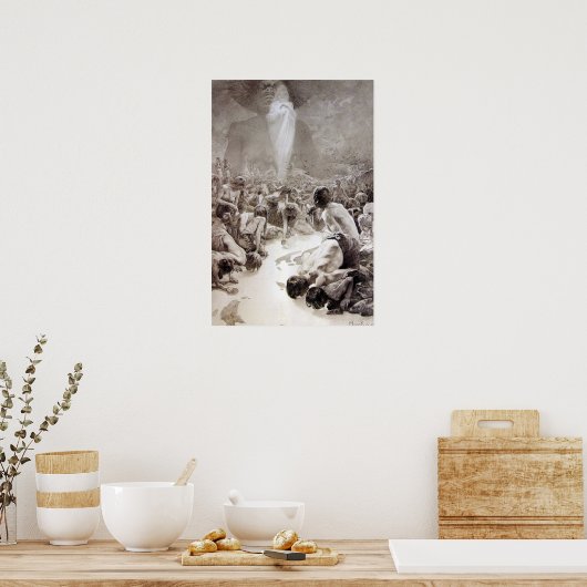 Alphonse Mucha - Een illustratie van Le Pater Poster (Keuken)