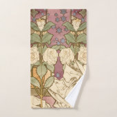 Alphonse Mucha Elegant Art Nouveau Stars Camellia  Bad Handdoek (Handdoek)