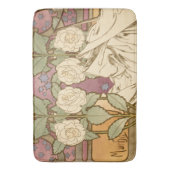 Alphonse Mucha Elegant Art Nouveau Stars Camellia  Badmat (Voorkant Verticaal)