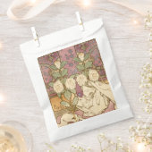 Alphonse Mucha Elegant Art Nouveau Stars Camellia  Bedankzakje (Geknipt)