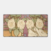 Alphonse Mucha Elegant Art Nouveau Stars Camellia  Bureaumat (Voorkant)