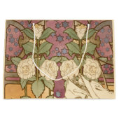 Alphonse Mucha Elegant Art Nouveau Stars Camellia  Groot Cadeauzakje (Voorkant)