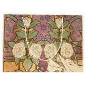 Alphonse Mucha Elegant Art Nouveau Stars Camellia  Groot Cadeauzakje (Achterkant)
