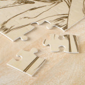 Alphonse Mucha Elegant Art Nouveau Stars Camellia  Legpuzzel (Zijkant)