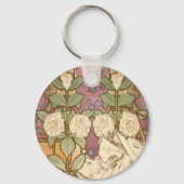 Alphonse Mucha Elegant Art Nouveau Stars Camellia  Sleutelhanger (Voorkant)
