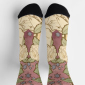 Alphonse Mucha Elegant Art Nouveau Stars Camellia  Sokken (Top)