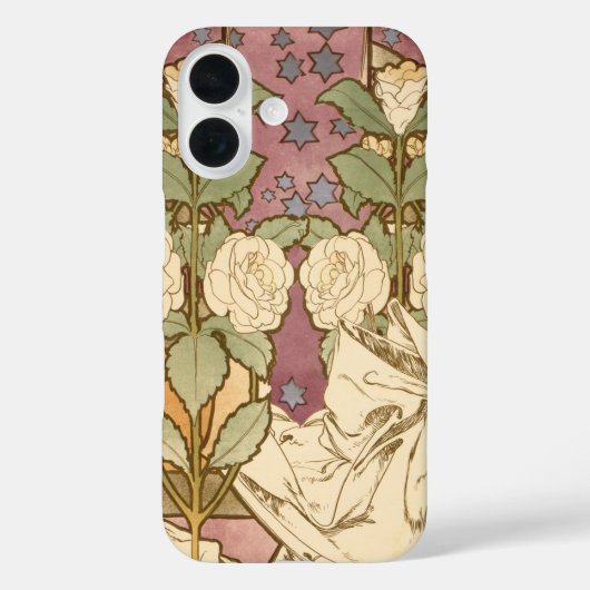 Alphonse Mucha Elegante Art Nouveau Sterren Camell Case-Mate iPhone Case (Achterkant)