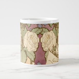 Alphonse Mucha Elegante Art Nouveau Sterren Camell Grote Koffiekop