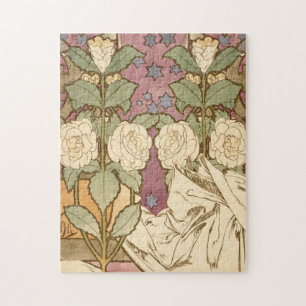 Alphonse Mucha Elegante Art Nouveau Sterren Camell Legpuzzel
