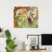 Alphonse Mucha. Enfance/Childhood, 1897 Poster (Thuiskantoor)