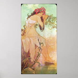 Alphonse Mucha Ete/Summer, 1896 Poster