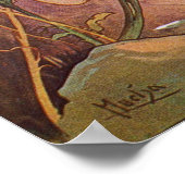 Alphonse Mucha Ete/Summer, 1896 Poster (Hoek)