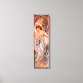 Alphonse Mucha Evening Reverie Canvas Poster (Voorkant)