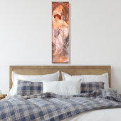 Alphonse Mucha Evening Reverie Canvas Poster Afdruk (Insitu (Slaapkamer))
