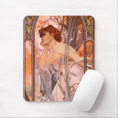 Alphonse Mucha Evening Reverie Muismat (Met muis)
