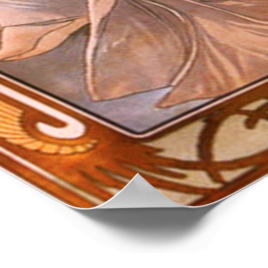 Alphonse Mucha Evening Reverie Poster (Hoek)