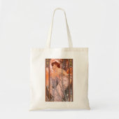 Alphonse Mucha Evening Reverie Tote Bag (Voorkant)