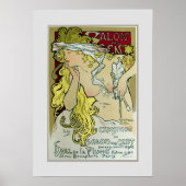 Alphonse Mucha, Exposition poster, 1896. Poster