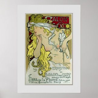 Alphonse Mucha, Exposition poster, 1896. Poster
