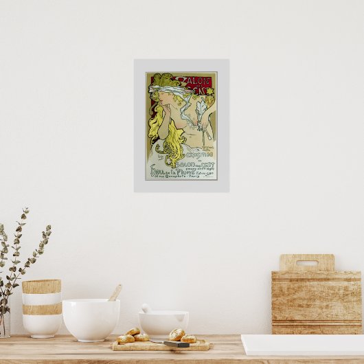 Alphonse Mucha, Exposition poster, 1896. Poster (Keuken)