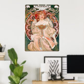 Alphonse Mucha - F. Champenois Imprimeur-Editeu Poster (Thuiskantoor)