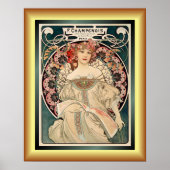 Alphonse Mucha ~ F. Champenois Imprimeur Editeur ~ Poster (Voorkant)