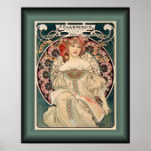 Alphonse Mucha ~ F. Champenois Imprimeur Editeur ~ Poster (Voorkant)