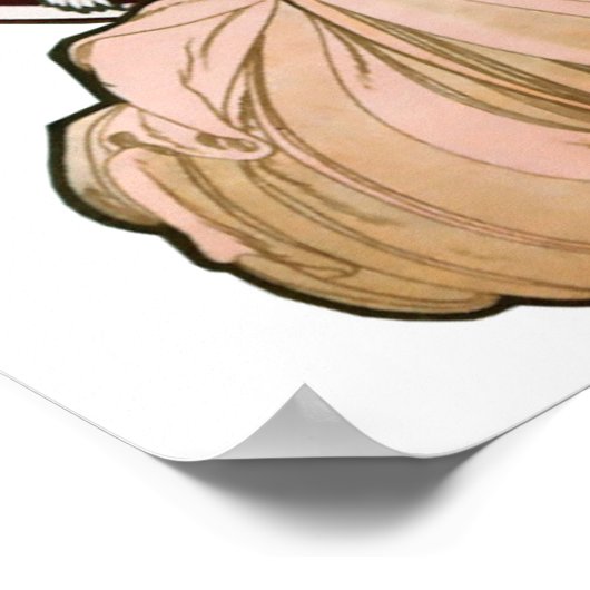 Alphonse Mucha - F. Champenois Imprimeur Poster (Hoek)