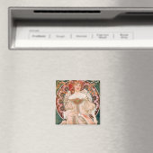 Alphonse Mucha F. Champenois Magneet (Insitu (Vaatwasser))