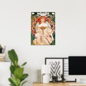 Alphonse Mucha F. Champenois Poster (Thuiskantoor)