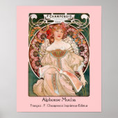 Alphonse Mucha F. Champenois Poster (Voorkant)